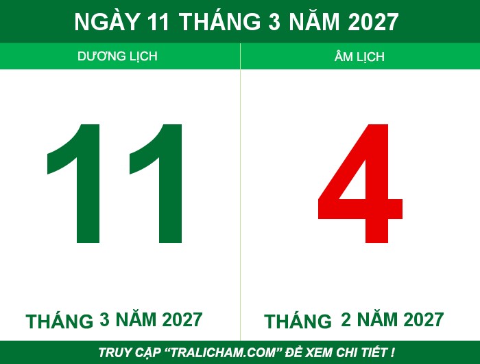 Ngày 11 tháng 3 năm 2027