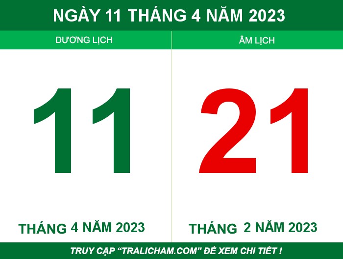 Ngày 11 tháng 4 năm 2023