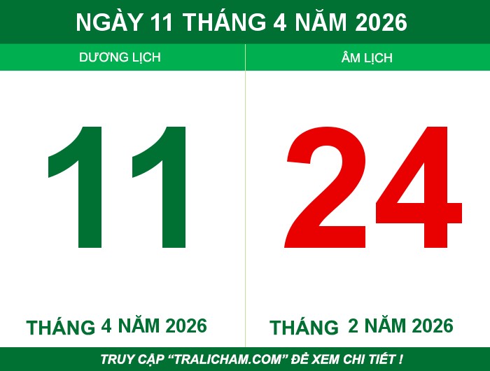 Ngày 11 tháng 4 năm 2026