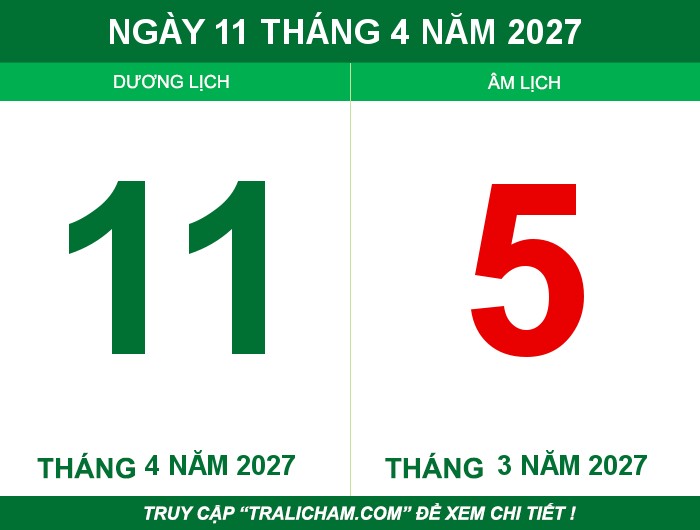 Ngày 11 tháng 4 năm 2027