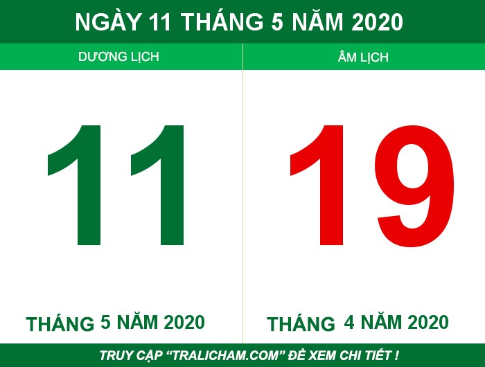 Ngày 11 tháng 5 năm 2020