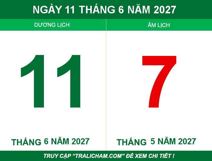 Ngày 11 tháng 6 năm 2027