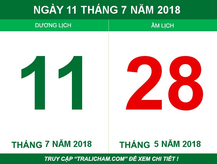 Ngày 11 tháng 7 năm 2018