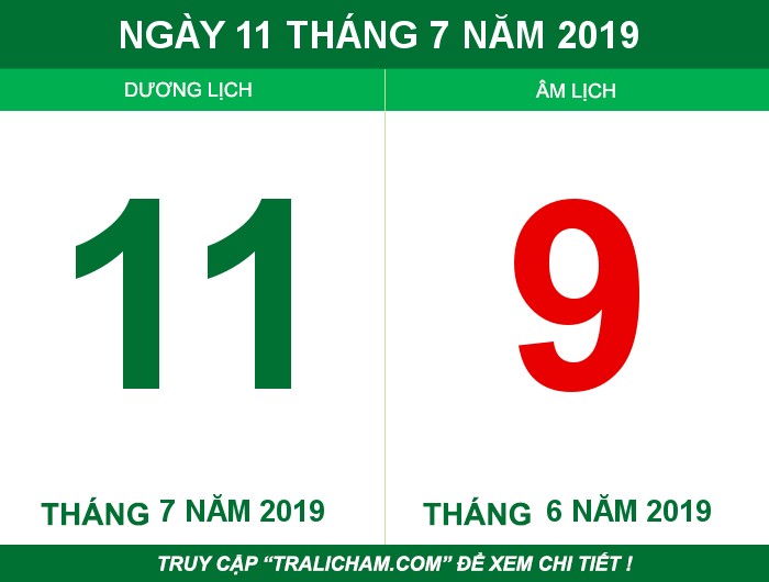 Ngày 11 tháng 7 năm 2019