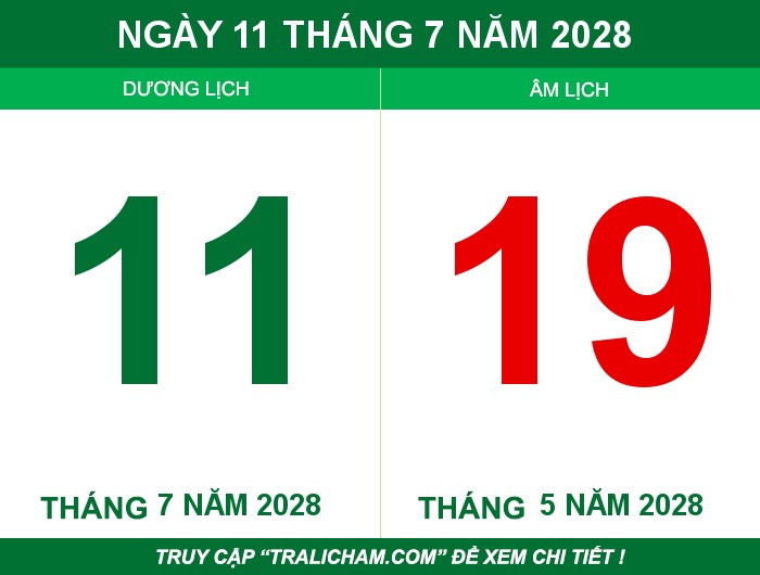 Ngày 11 tháng 7 năm 2028