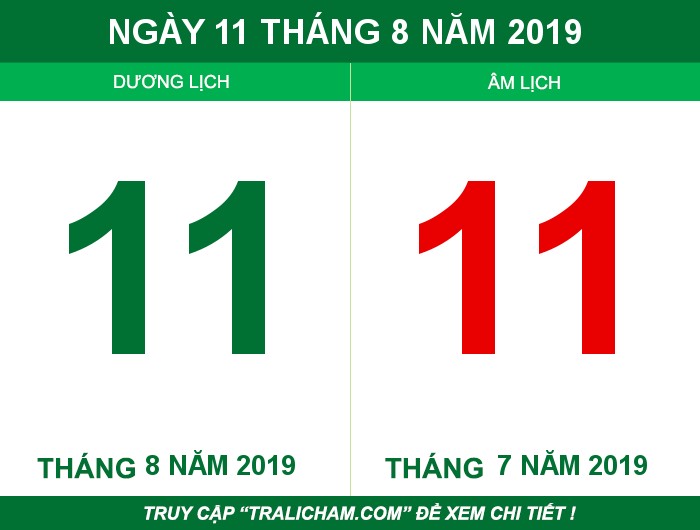 Ngày 11 tháng 8 năm 2019