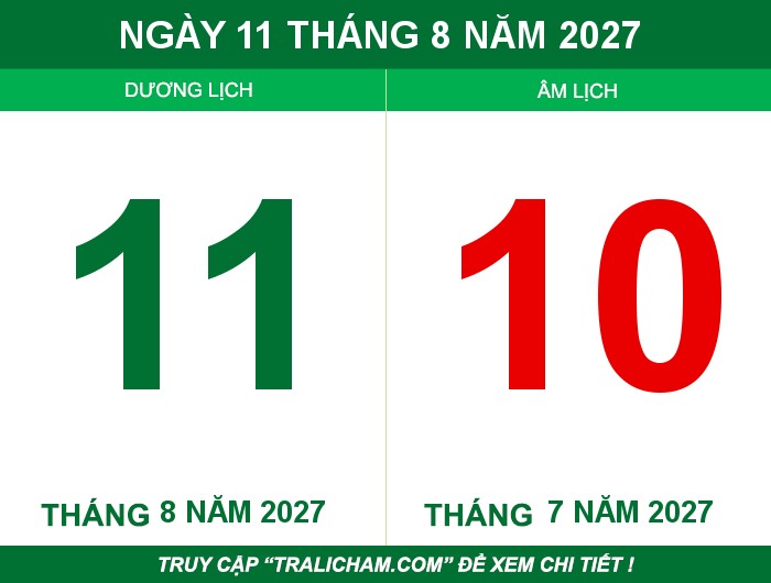 Ngày 11 tháng 8 năm 2027