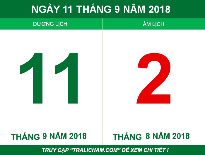 Ngày 11 tháng 9 năm 2018