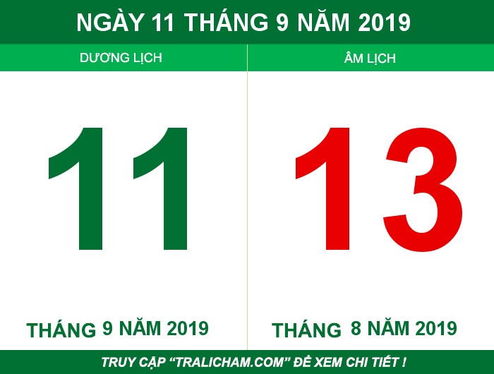 Ngày 11 tháng 9 năm 2019