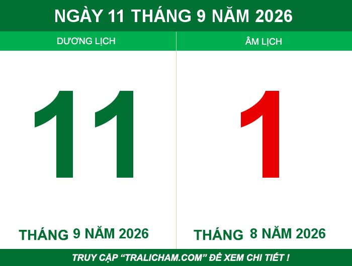 Ngày 11 tháng 9 năm 2026