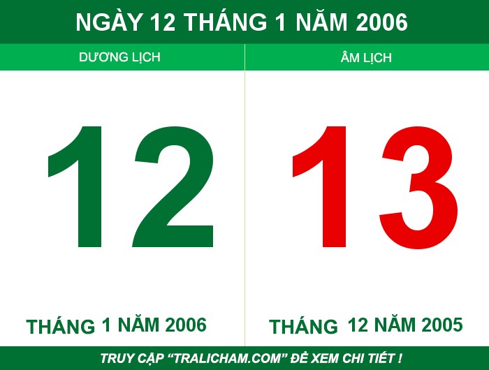 Ngày 12 tháng 1 năm 2006