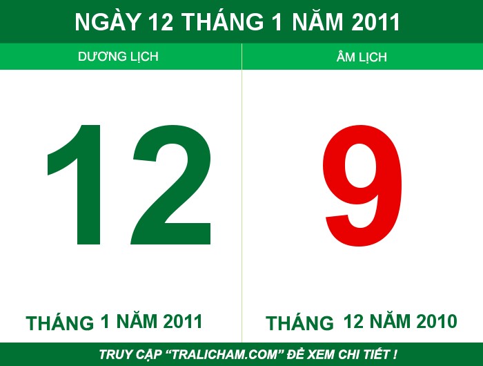 Ngày 12 tháng 1 năm 2011