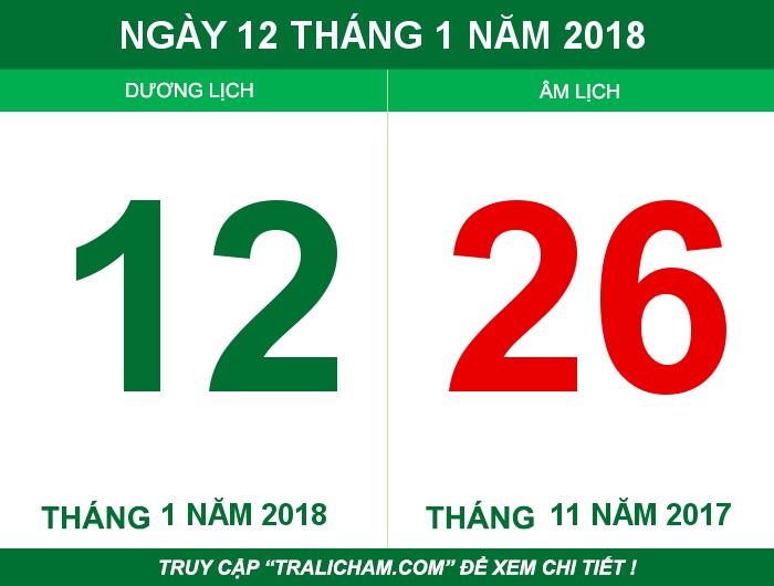 Ngày 12 tháng 1 năm 2018