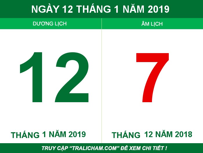Ngày 12 tháng 1 năm 2019