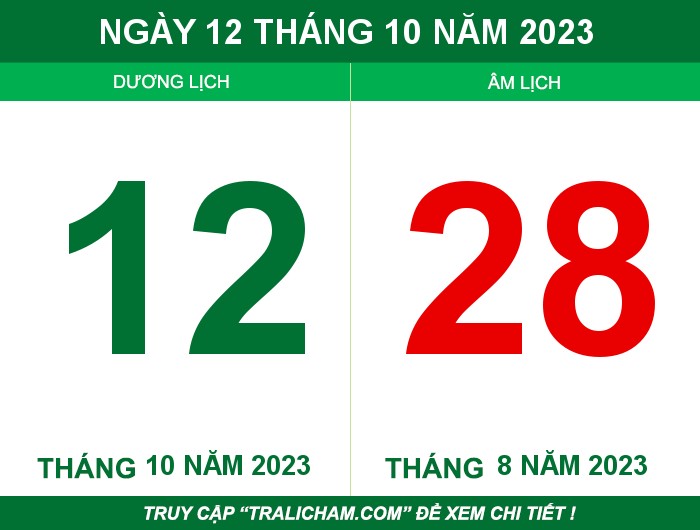 Ngày 12 tháng 10 năm 2023