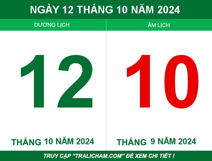 Ngày 12 tháng 10 năm 2024