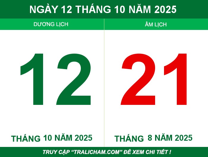 Ngày 12 tháng 10 năm 2025