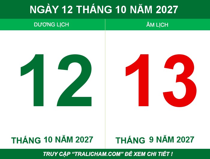 Ngày 12 tháng 10 năm 2027