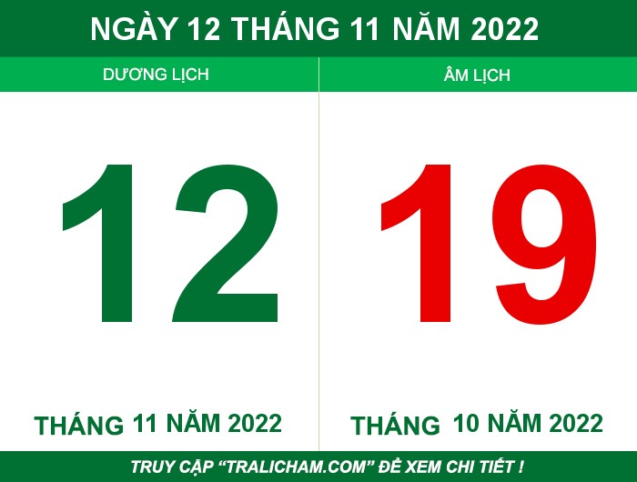 Ngày 12 tháng 11 năm 2022