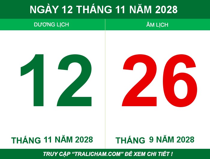 Ngày 12 tháng 11 năm 2028