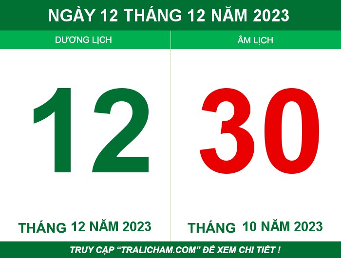 Ngày 12 tháng 12 năm 2023