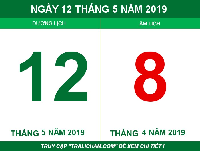 Ngày 12 tháng 5 năm 2019