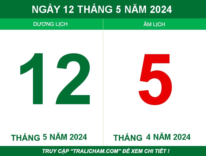 Ngày 12 tháng 5 năm 2024