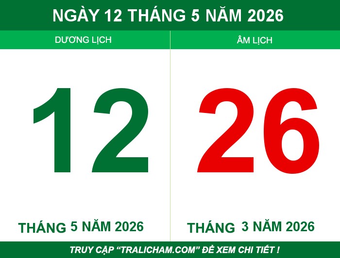 Ngày 12 tháng 5 năm 2026