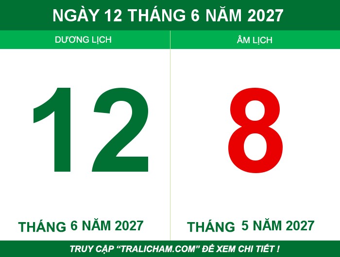 Ngày 12 tháng 6 năm 2027