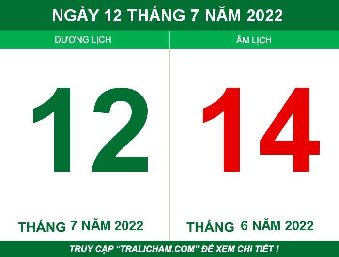 Ngày 12 tháng 7 năm 2022
