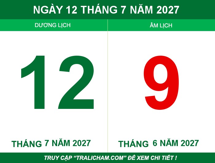 Ngày 12 tháng 7 năm 2027