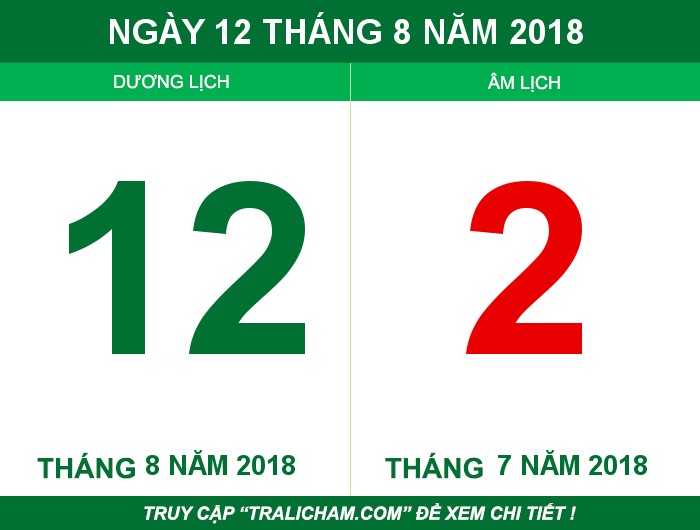 Ngày 12 tháng 8 năm 2018