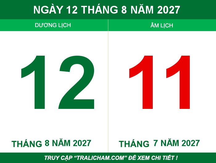 Ngày 12 tháng 8 năm 2027