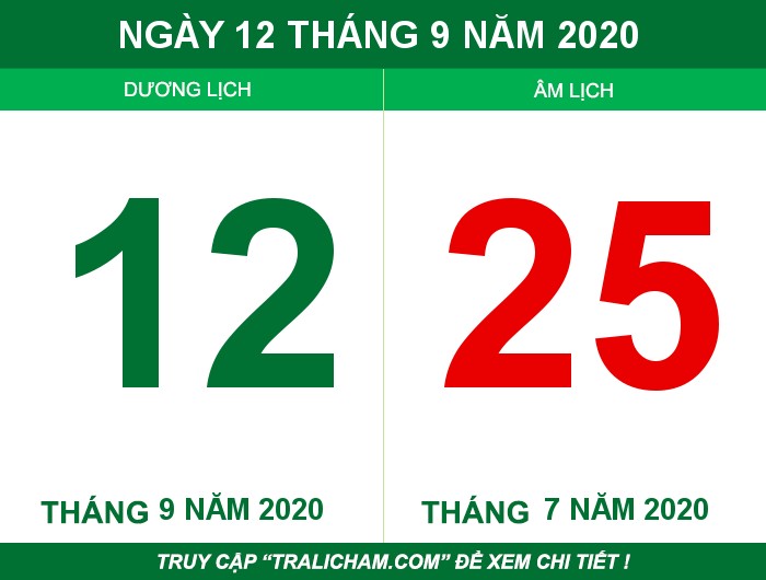 Ngày 12 tháng 9 năm 2020