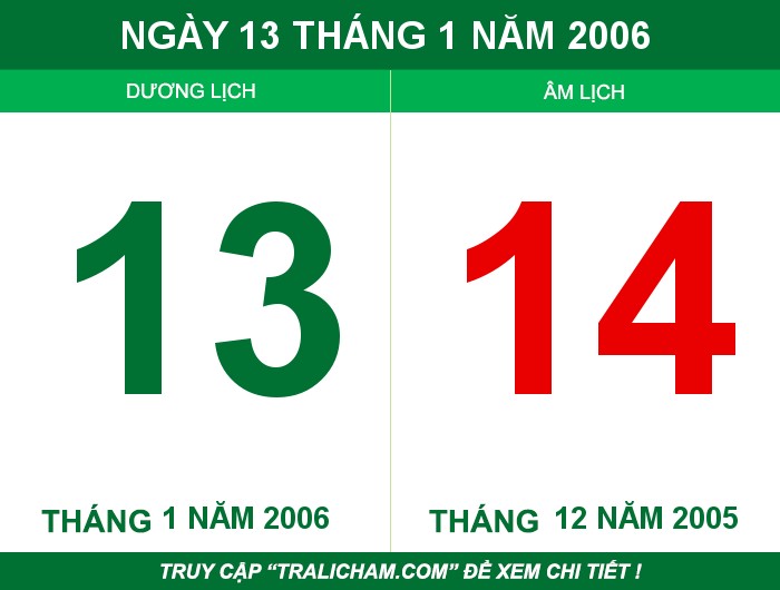 Ngày 13 tháng 1 năm 2006