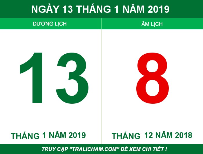 Ngày 13 tháng 1 năm 2019