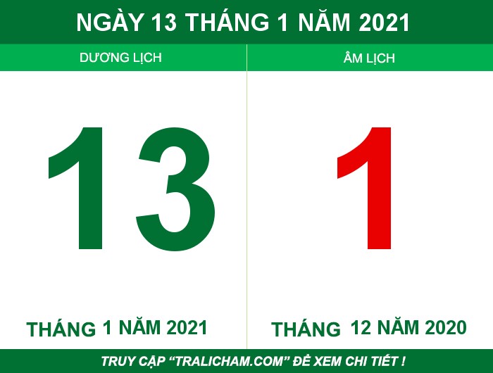 Ngày 13 tháng 1 năm 2021