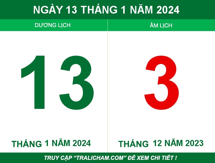 Ngày 13 tháng 1 năm 2024