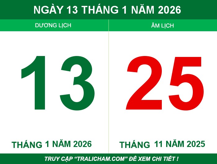 Ngày 13 tháng 1 năm 2026