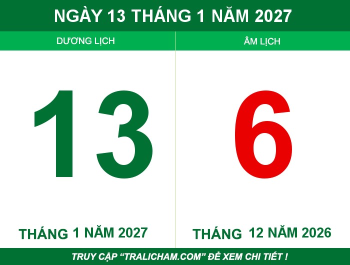 Ngày 13 tháng 1 năm 2027