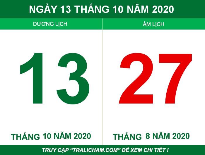 Ngày 13 tháng 10 năm 2020