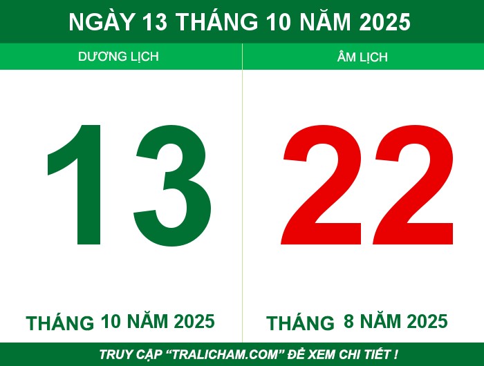 Ngày 13 tháng 10 năm 2025