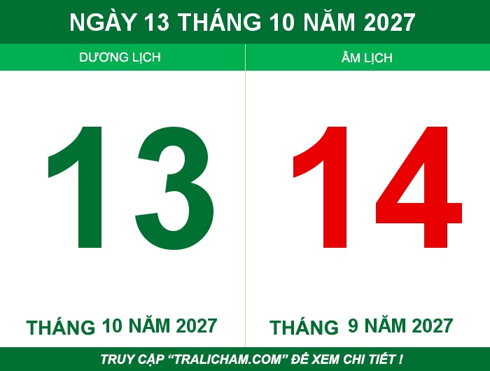 Ngày 13 tháng 10 năm 2027