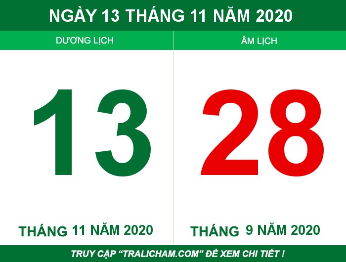 Ngày 13 tháng 11 năm 2020