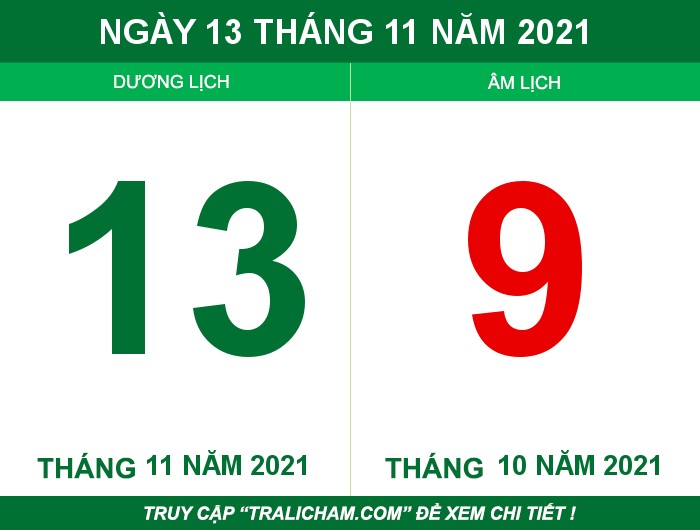 Ngày 13 tháng 11 năm 2021