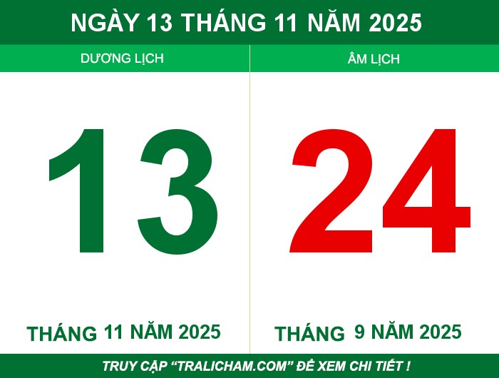 Ngày 13 tháng 11 năm 2025