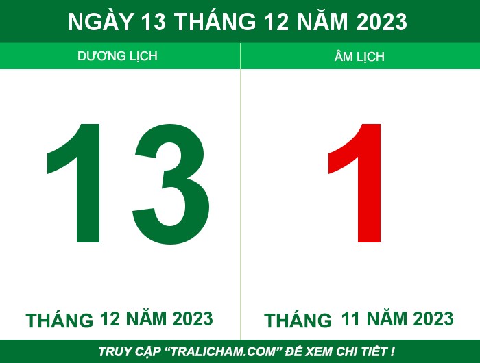 Ngày 13 tháng 12 năm 2023