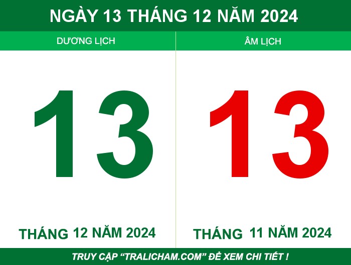 Ngày 13 tháng 12 năm 2024