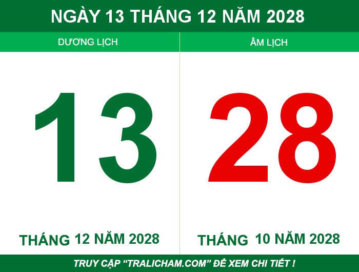 Ngày 13 tháng 12 năm 2028