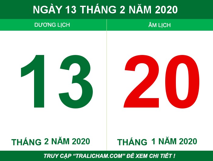 Ngày 13 tháng 2 năm 2020